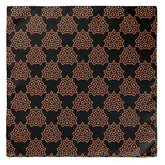 BROWN INDIGO SILK POCKET SQUARE